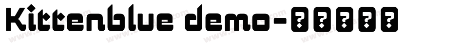 Kittenblue demo字体转换